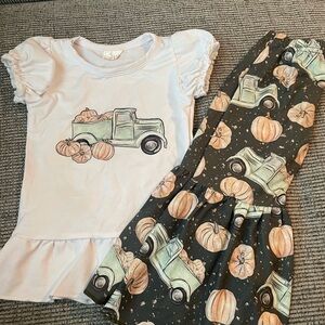 Pumpkin Truck Outfit Set